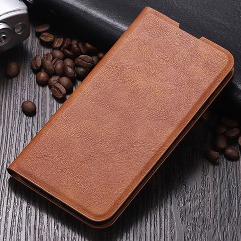 Coque Portefeuille Livre Cuir Etui Clapet pour Xiaomi Mi Note 10 Marron