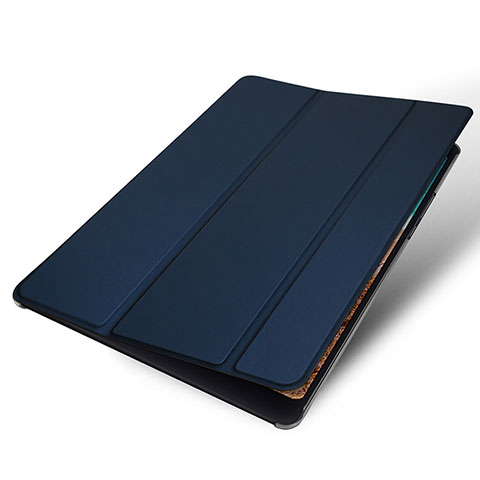 Coque Portefeuille Livre Cuir Etui Clapet pour Xiaomi Mi Pad 4 Plus 10.1 Bleu