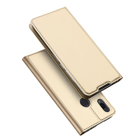 Coque Portefeuille Livre Cuir Etui Clapet pour Xiaomi Redmi Note 7 Or