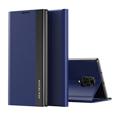 Coque Portefeuille Livre Cuir Etui Clapet Q01H pour Xiaomi Poco M2 Pro Bleu