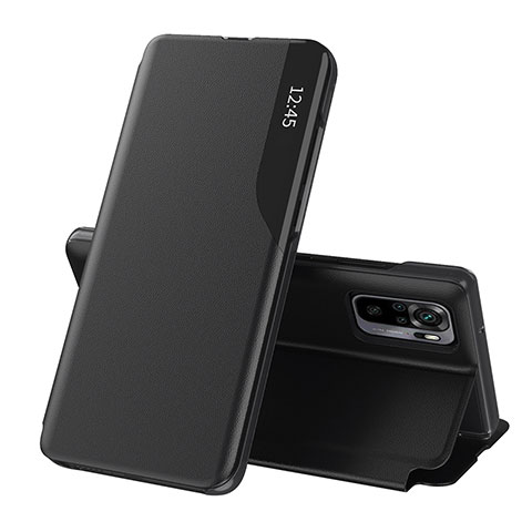 Coque Portefeuille Livre Cuir Etui Clapet Q02H pour Xiaomi Poco M5S Noir