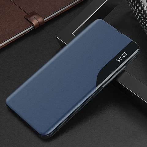 Coque Portefeuille Livre Cuir Etui Clapet Q02H pour Xiaomi Poco X5 5G Bleu