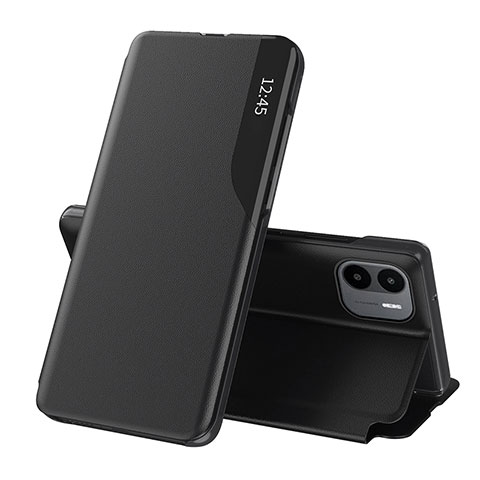 Coque Portefeuille Livre Cuir Etui Clapet Q02H pour Xiaomi Redmi A1 Noir