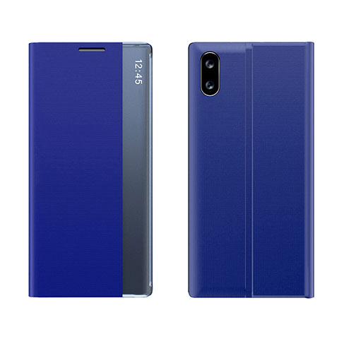 Coque Portefeuille Livre Cuir Etui Clapet Q04H pour Xiaomi Redmi 9A Bleu