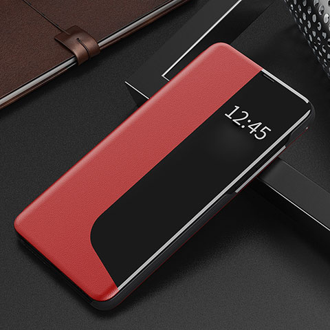 Coque Portefeuille Livre Cuir Etui Clapet QH1 pour Huawei Mate 60 Pro Rouge