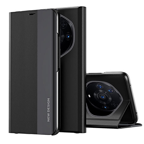 Coque Portefeuille Livre Cuir Etui Clapet QH2 pour Huawei Honor Magic3 Pro+ Plus 5G Noir