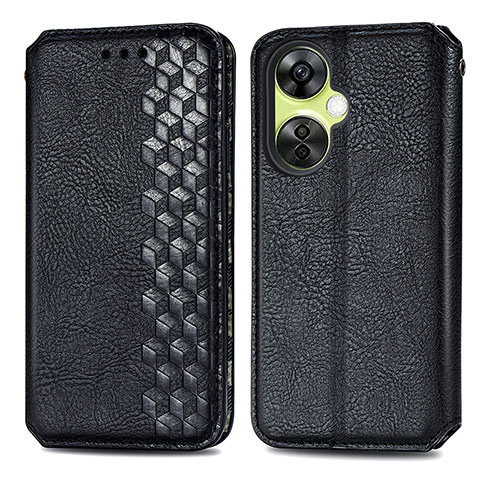 Coque Portefeuille Livre Cuir Etui Clapet S01D pour Oppo K11x 5G Noir