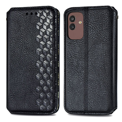 Coque Portefeuille Livre Cuir Etui Clapet S01D pour Samsung Galaxy M13 5G Noir