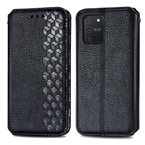 Coque Portefeuille Livre Cuir Etui Clapet S01D pour Samsung Galaxy S10 Lite Noir