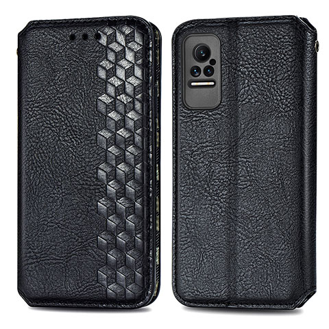 Coque Portefeuille Livre Cuir Etui Clapet S01D pour Xiaomi Civi 5G Noir