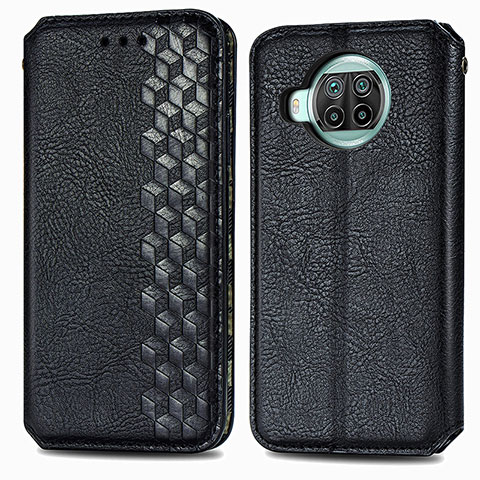 Coque Portefeuille Livre Cuir Etui Clapet S01D pour Xiaomi Mi 10i 5G Noir