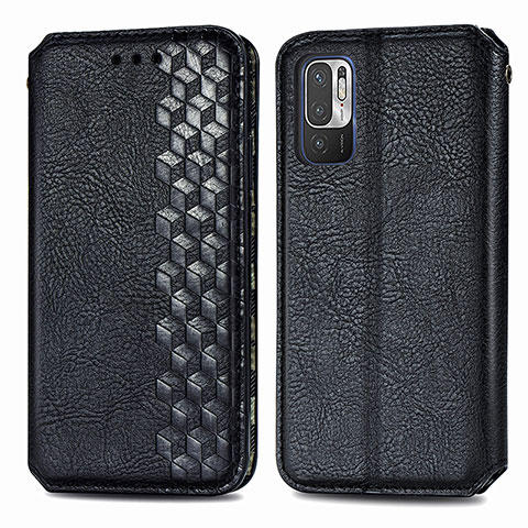 Coque Portefeuille Livre Cuir Etui Clapet S01D pour Xiaomi Redmi Note 11 SE 5G Noir