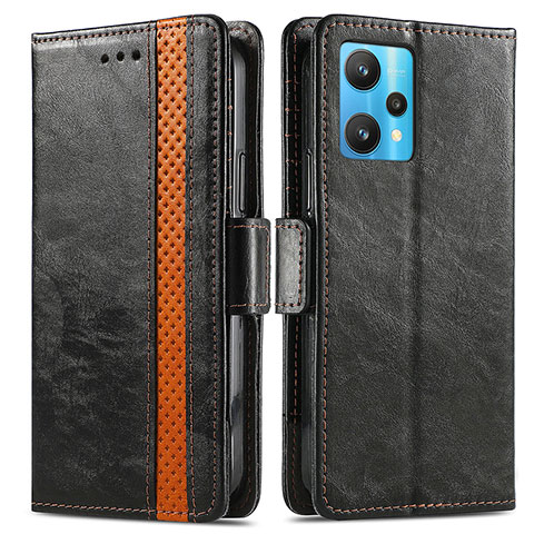 Coque Portefeuille Livre Cuir Etui Clapet S02D pour Realme 9 Pro 5G Noir