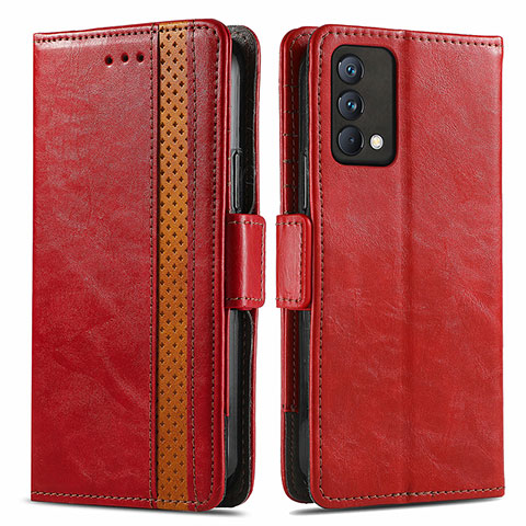 Coque Portefeuille Livre Cuir Etui Clapet S02D pour Realme GT Master 5G Rouge