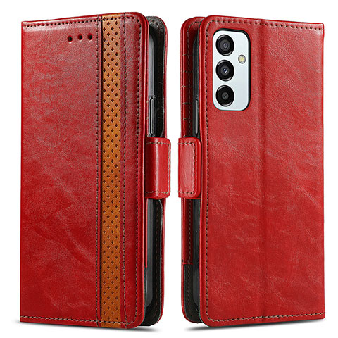 Coque Portefeuille Livre Cuir Etui Clapet S02D pour Samsung Galaxy F23 5G Rouge