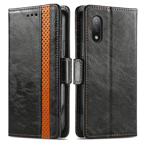 Coque Portefeuille Livre Cuir Etui Clapet S02D pour Sony Xperia Ace II Noir