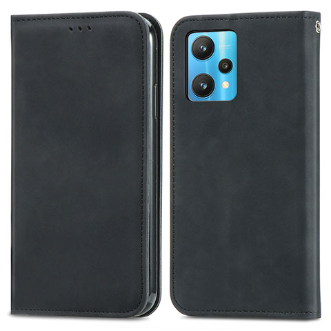 Coque Portefeuille Livre Cuir Etui Clapet S04D pour Realme 9 Pro 5G Noir