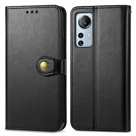 Coque Portefeuille Livre Cuir Etui Clapet S04D pour Xiaomi Mi 12 5G Noir