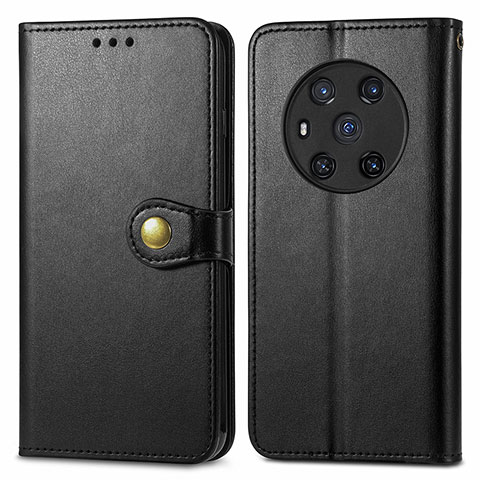 Coque Portefeuille Livre Cuir Etui Clapet S05D pour Huawei Honor Magic3 5G Noir