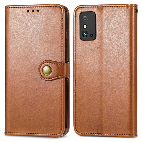 Coque Portefeuille Livre Cuir Etui Clapet S05D pour Huawei Honor X10 Max 5G Marron