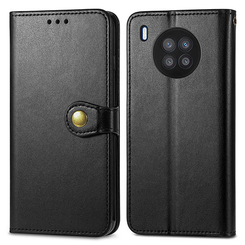 Coque Portefeuille Livre Cuir Etui Clapet S05D pour Huawei Nova 8i Noir