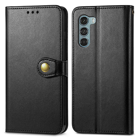 Coque Portefeuille Livre Cuir Etui Clapet S05D pour Motorola Moto Edge S30 5G Noir