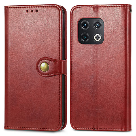 Coque Portefeuille Livre Cuir Etui Clapet S05D pour OnePlus 10 Pro 5G Rouge