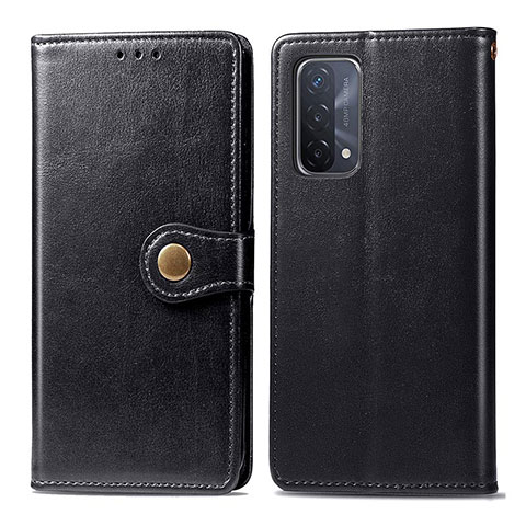 Coque Portefeuille Livre Cuir Etui Clapet S05D pour OnePlus Nord N200 5G Noir