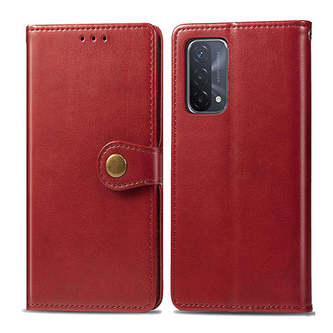 Coque Portefeuille Livre Cuir Etui Clapet S05D pour OnePlus Nord N200 5G Rouge