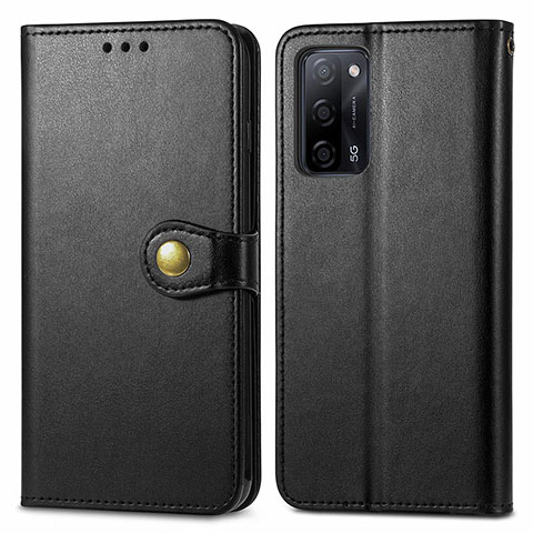 Coque Portefeuille Livre Cuir Etui Clapet S05D pour Oppo A53s 5G Noir