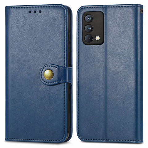 Coque Portefeuille Livre Cuir Etui Clapet S05D pour Realme GT Master 5G Bleu