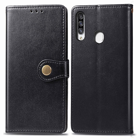 Coque Portefeuille Livre Cuir Etui Clapet S05D pour Samsung Galaxy A20s Noir