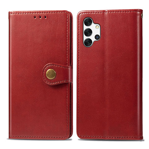 Coque Portefeuille Livre Cuir Etui Clapet S05D pour Samsung Galaxy A32 4G Rouge