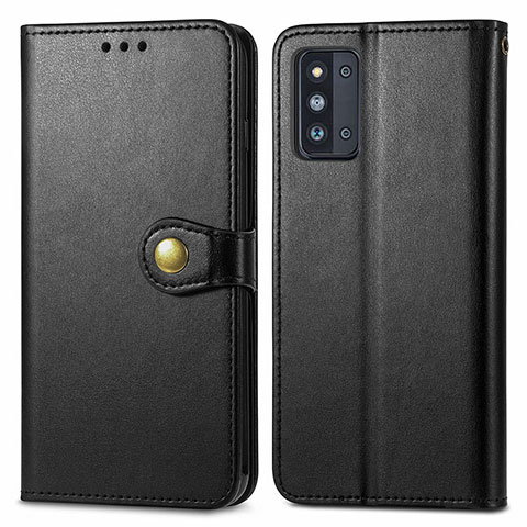 Coque Portefeuille Livre Cuir Etui Clapet S05D pour Samsung Galaxy F52 5G Noir