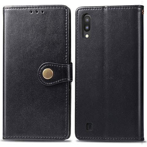 Coque Portefeuille Livre Cuir Etui Clapet S05D pour Samsung Galaxy M10 Noir