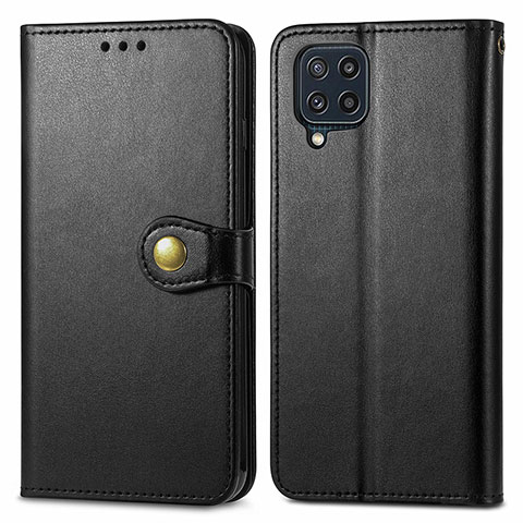 Coque Portefeuille Livre Cuir Etui Clapet S05D pour Samsung Galaxy M32 4G Noir