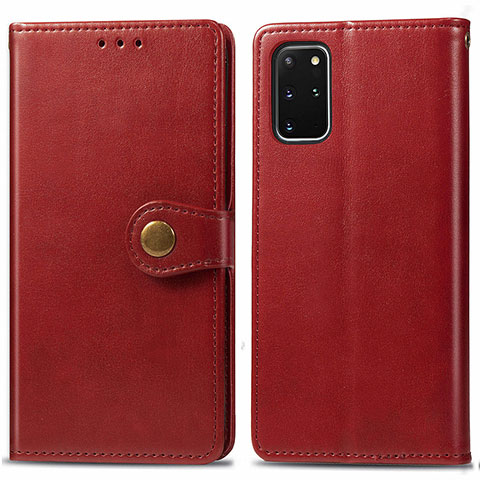 Coque Portefeuille Livre Cuir Etui Clapet S05D pour Samsung Galaxy S20 Plus 5G Rouge