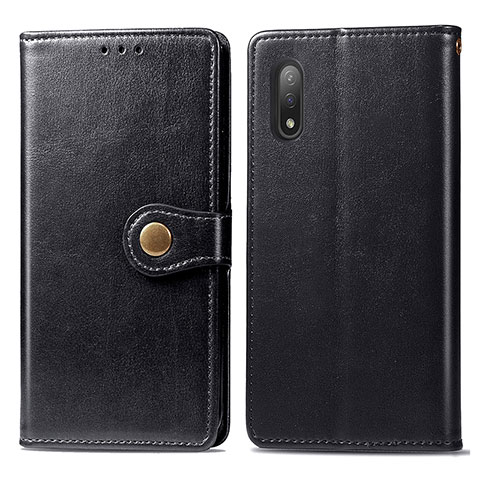 Coque Portefeuille Livre Cuir Etui Clapet S05D pour Sony Xperia Ace II Noir