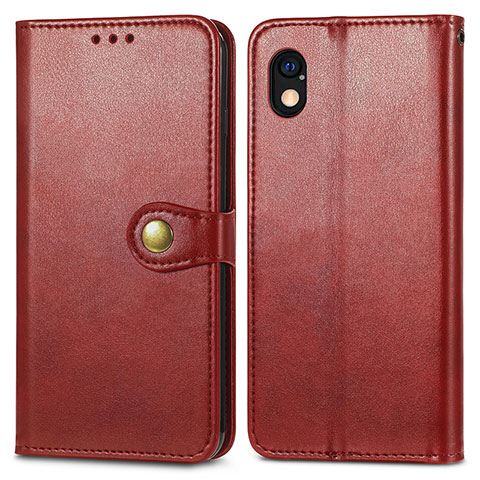 Coque Portefeuille Livre Cuir Etui Clapet S05D pour Sony Xperia Ace III Rouge