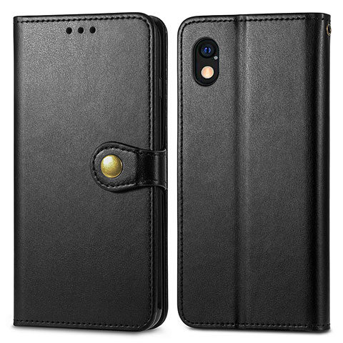 Coque Portefeuille Livre Cuir Etui Clapet S05D pour Sony Xperia Ace III SOG08 Noir