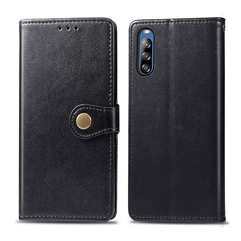 Coque Portefeuille Livre Cuir Etui Clapet S05D pour Sony Xperia L4 Noir