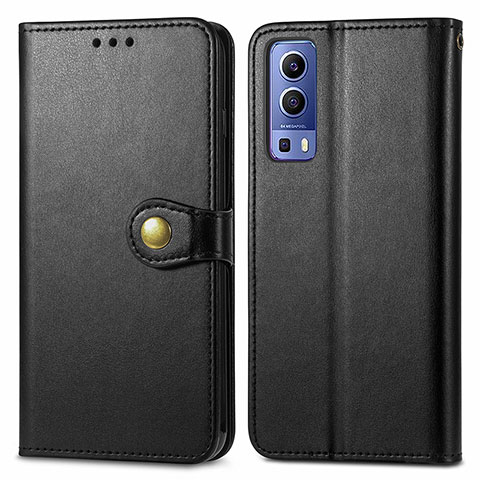 Coque Portefeuille Livre Cuir Etui Clapet S05D pour Vivo Y52 5G Noir