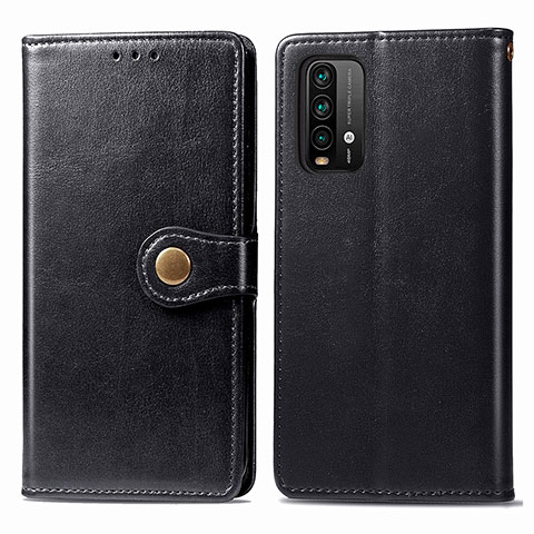 Coque Portefeuille Livre Cuir Etui Clapet S05D pour Xiaomi Redmi 9T 4G Noir