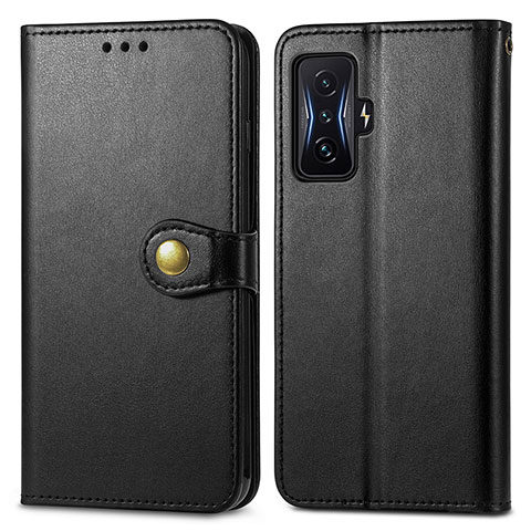 Coque Portefeuille Livre Cuir Etui Clapet S05D pour Xiaomi Redmi K50 Gaming 5G Noir