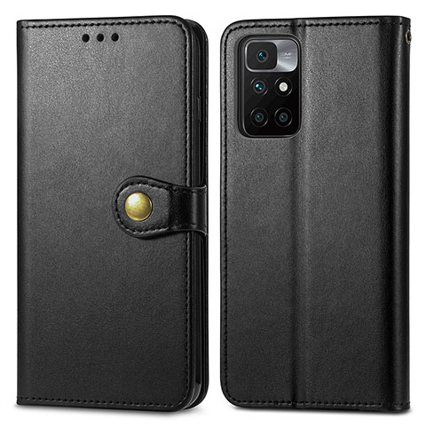 Coque Portefeuille Livre Cuir Etui Clapet S05D pour Xiaomi Redmi Note 11 4G (2021) Noir