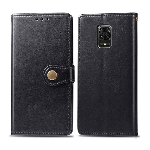 Coque Portefeuille Livre Cuir Etui Clapet S05D pour Xiaomi Redmi Note 9 Pro Max Noir