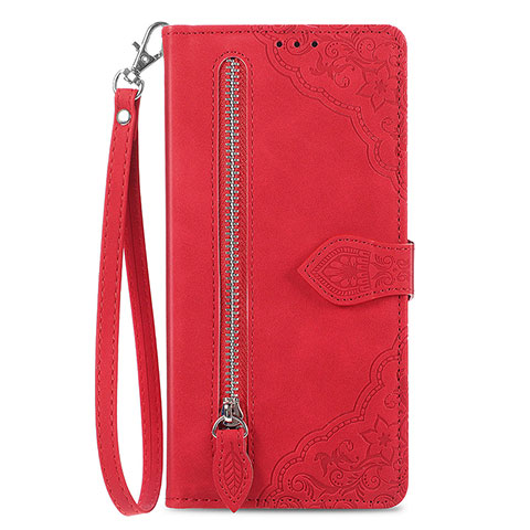 Coque Portefeuille Livre Cuir Etui Clapet S06D pour OnePlus 10 Pro 5G Rouge