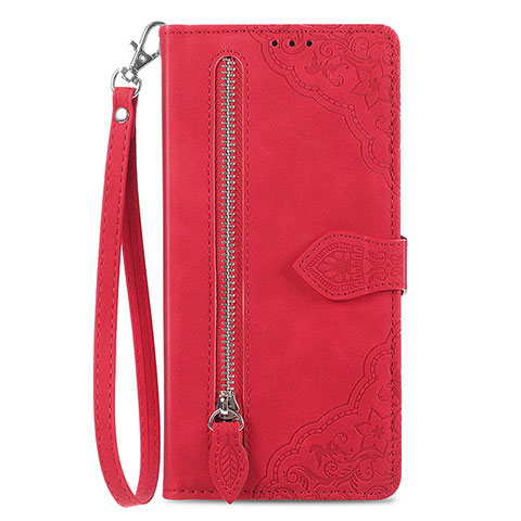 Coque Portefeuille Livre Cuir Etui Clapet S06D pour OnePlus 11 5G Rouge