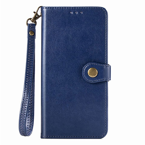 Coque Portefeuille Livre Cuir Etui Clapet S06D pour Samsung Galaxy A91 Bleu