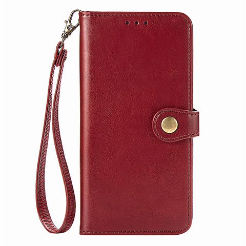 Coque Portefeuille Livre Cuir Etui Clapet S06D pour Samsung Galaxy M80S Rouge